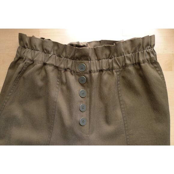 ULLA JOHNSON Paperbag Waist High-Rise Cargo Pant Trouser Net-A-Porter 4 $398 - Picture 2 of 6